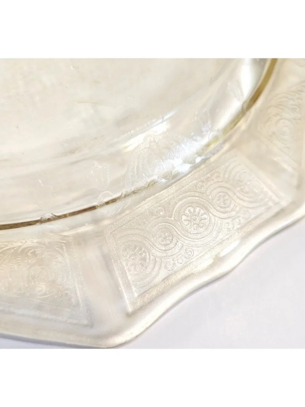 Anchor Hocking PRINCESS Yellow Depression Glass 10.25